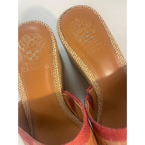 Vince Camuto Gadden Gypsy Stripe Burlap Women Sandal Size 9 - Picture 6 of 6